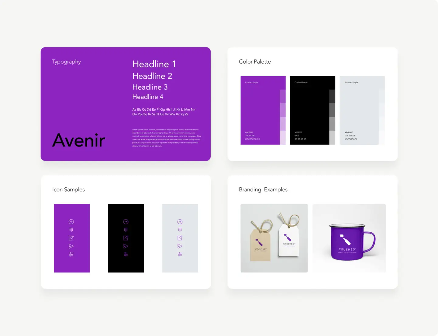 Crushed Mobile App Branding