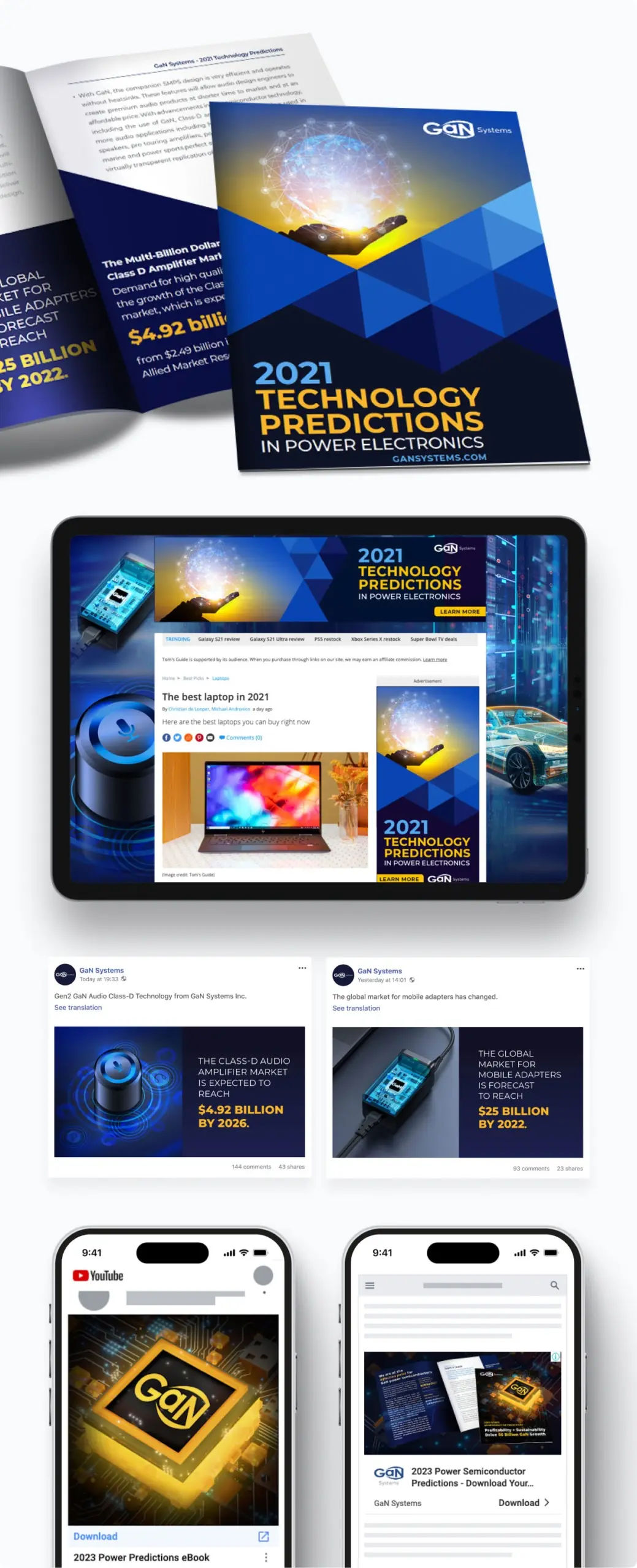 Gansystems b2b digital marketing campaign mobile
