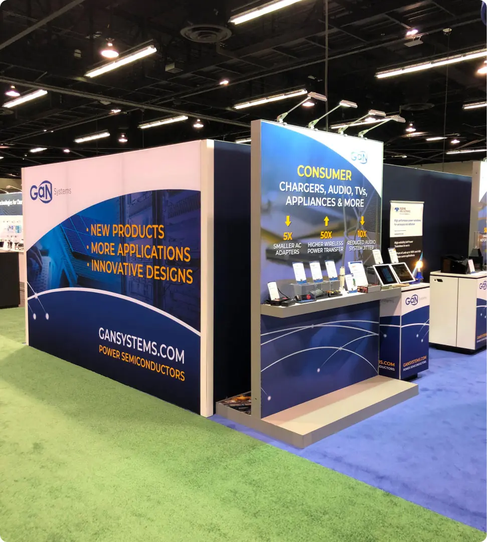 Gansystems b2b tradeshow booth design