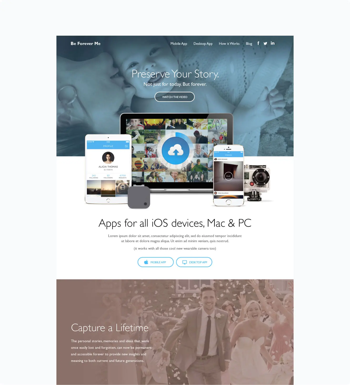 Beforeverme mobile app design app mobile