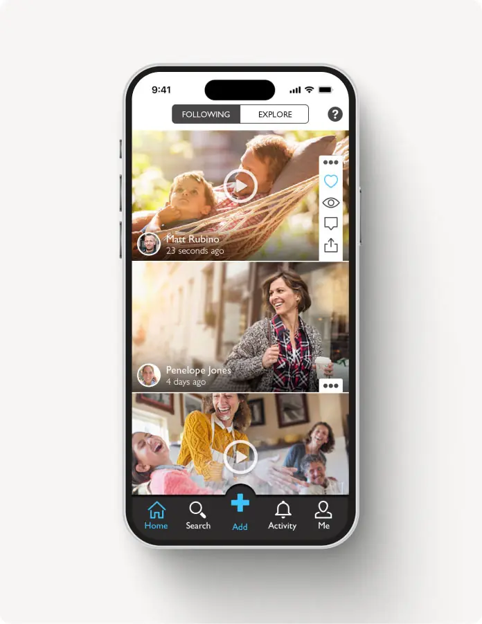 Beforeverme mobile app design home mobile