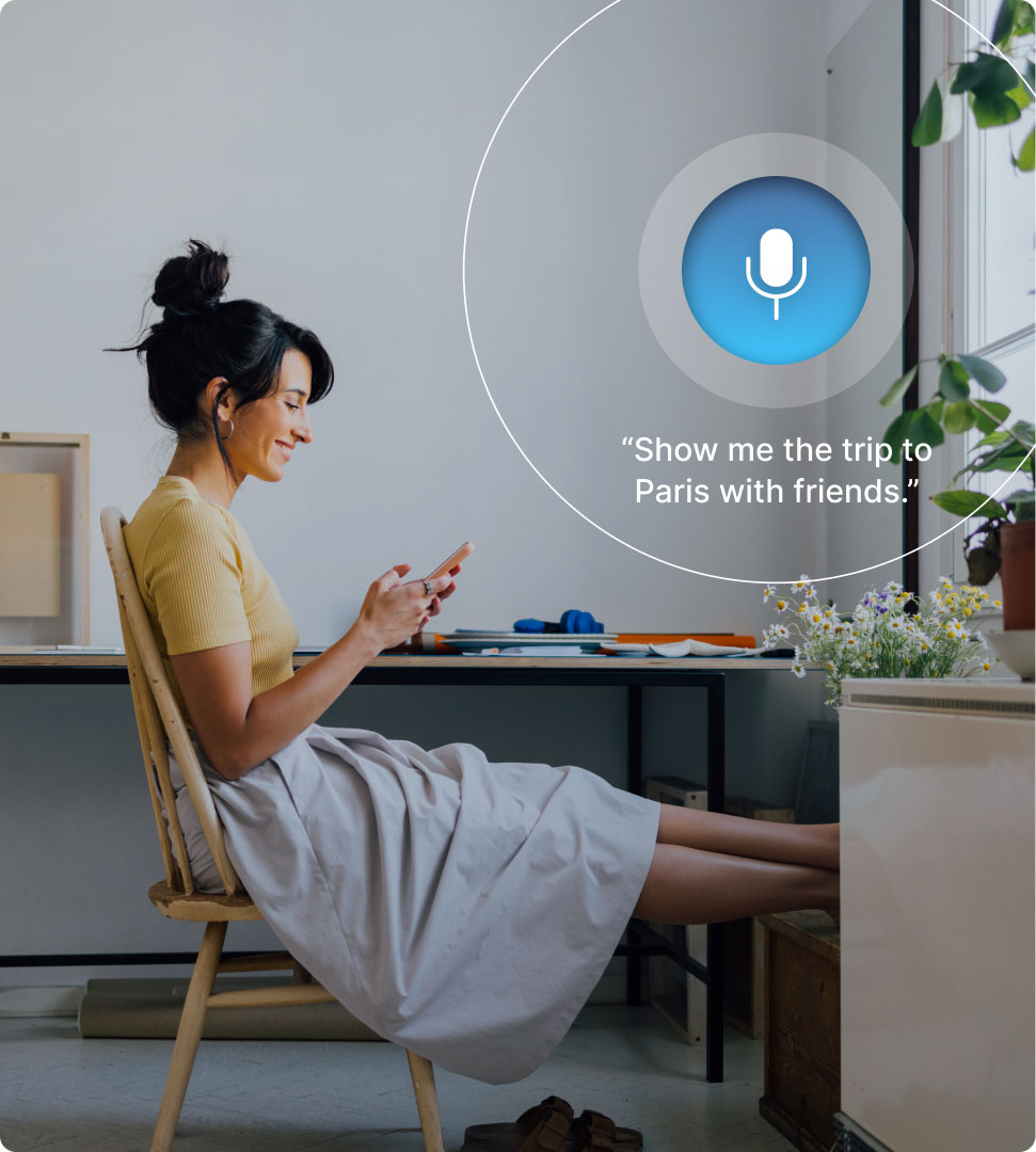 Beforeverme mobile app voice search