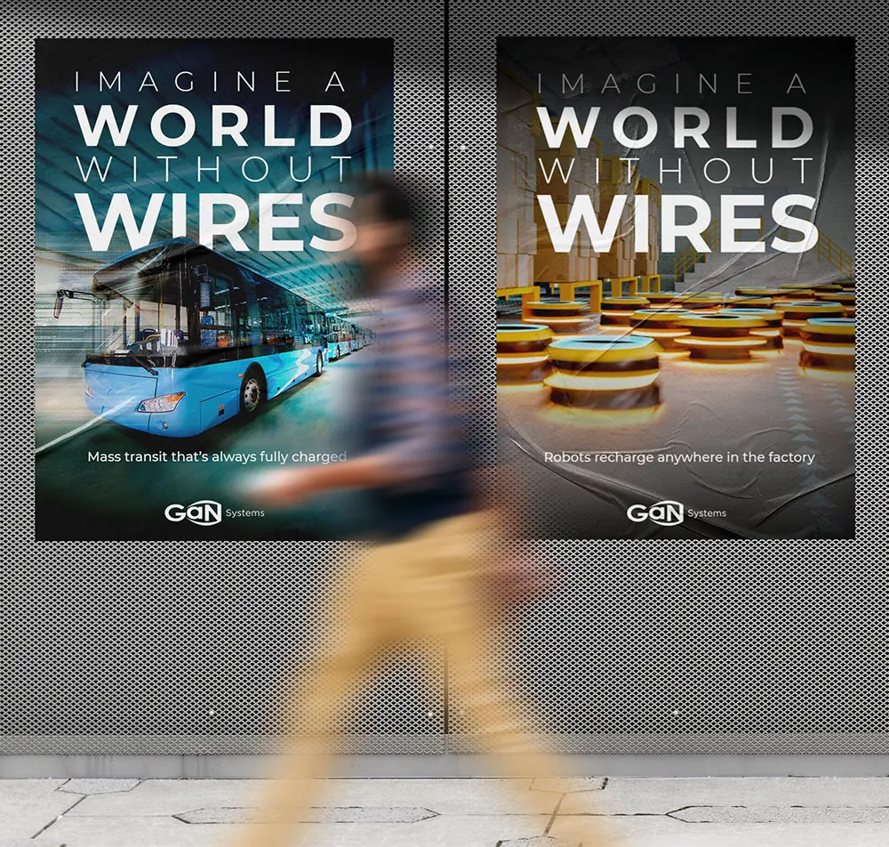 gansystems b2b marketing campaign posters mobile