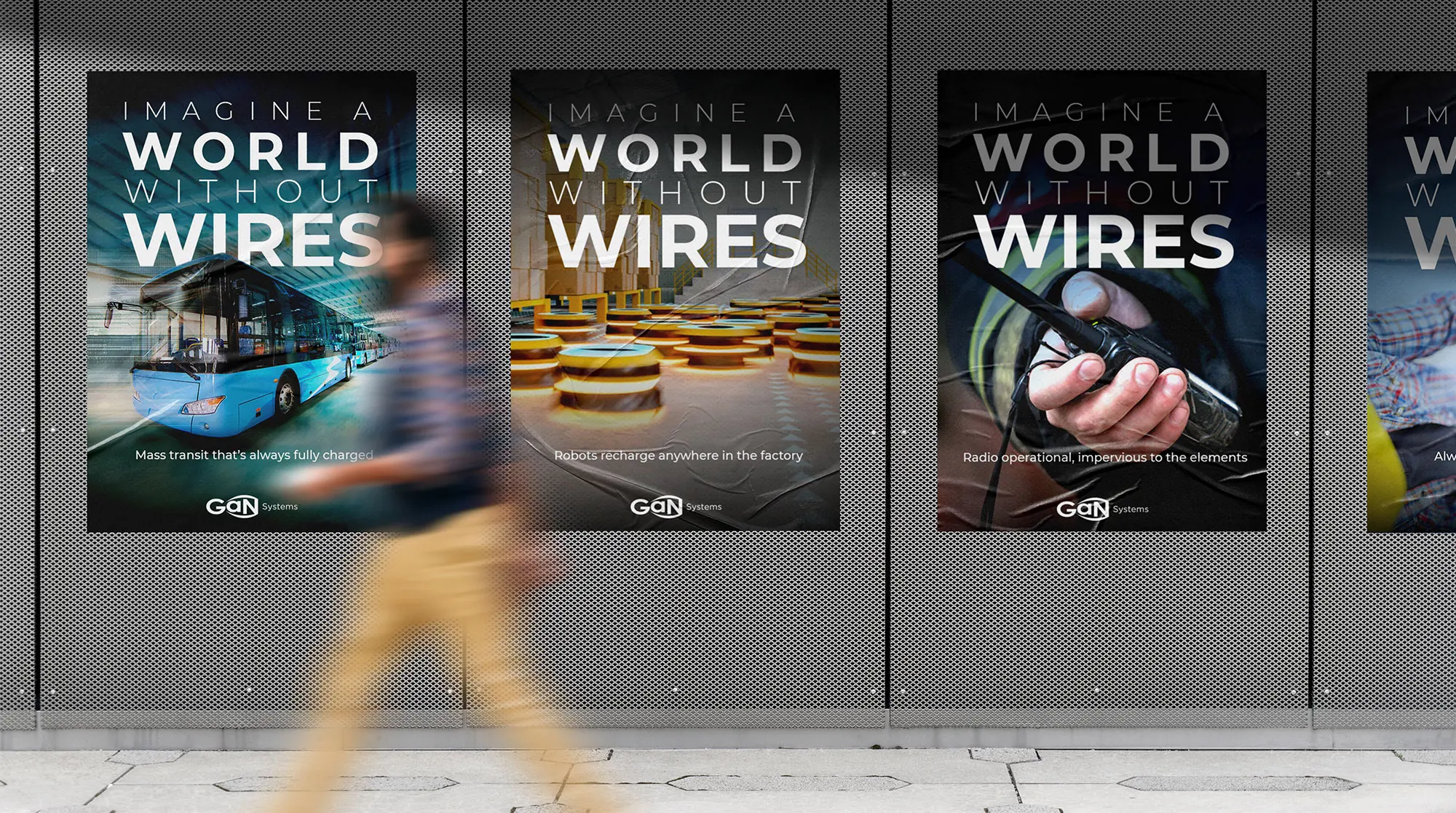 gansystems b2b marketing campaign posters
