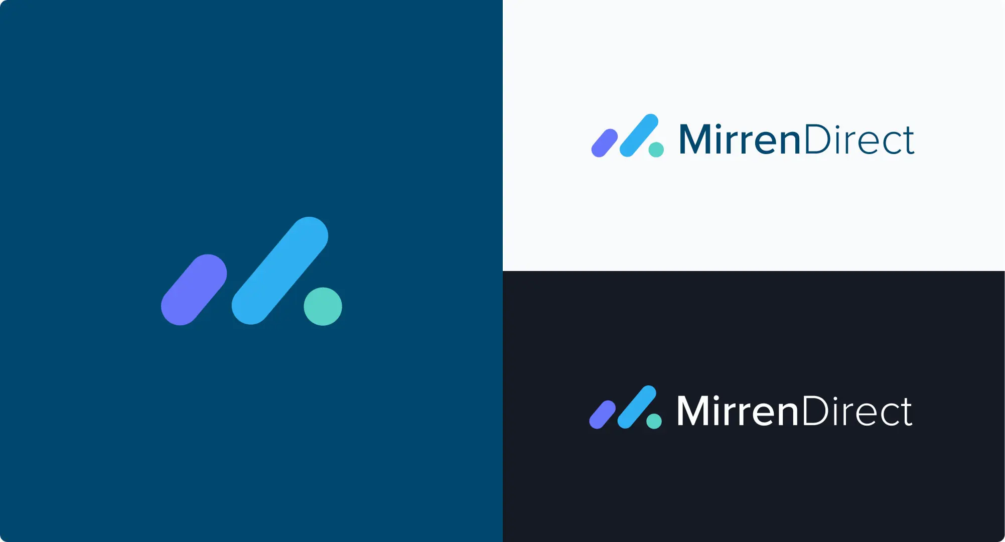 Mirren b2b logo design