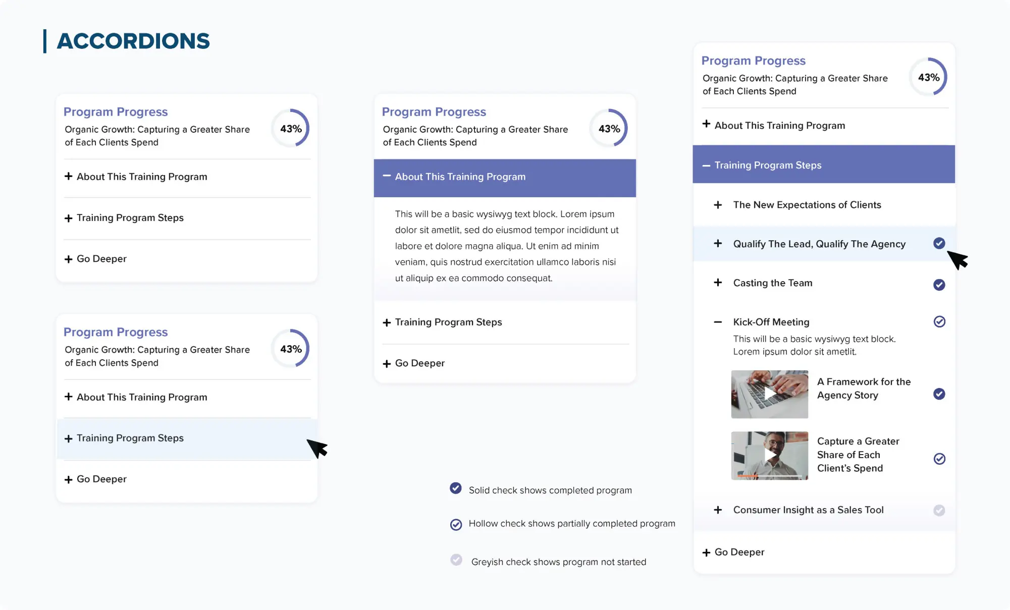 Mirren b2b user interface design