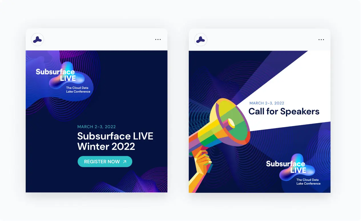 Subsurface b2b social campaigns mobile