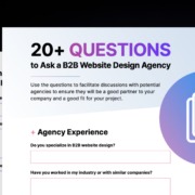 questions ask b2b website design agency feat